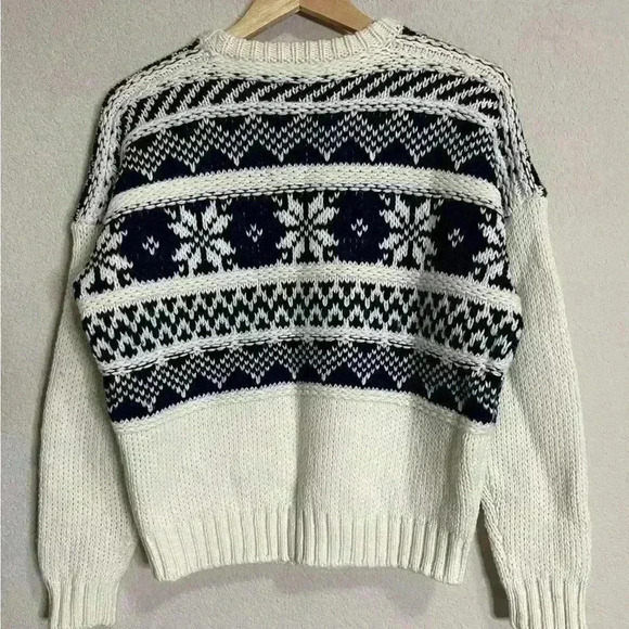 Maje Mockoon Geo Pattern Snowflake Sweater - Picture 3 of 8